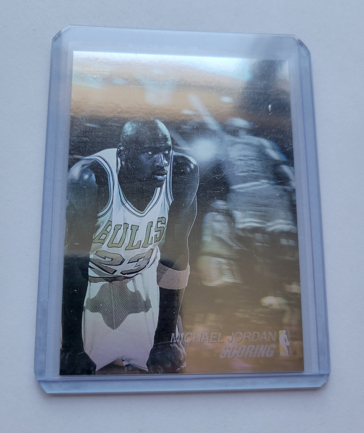 1991 Michael Jordan Upper Deck AW1 Holographic Basketball Card Super Cool Collector's Edition Great Cond. Smoke Pet Free Home Soft+Top Load