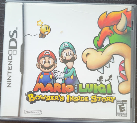 Mario & Luigi: Bowser's Inside Story - Nintendo DS 2007 - Handheld Console NTSC Cartridge Only Tested & Working