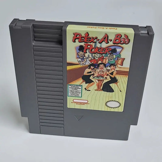 Peek-A-Boo Poker (1991) (Nintendo NES) | Poker Game Cartridge