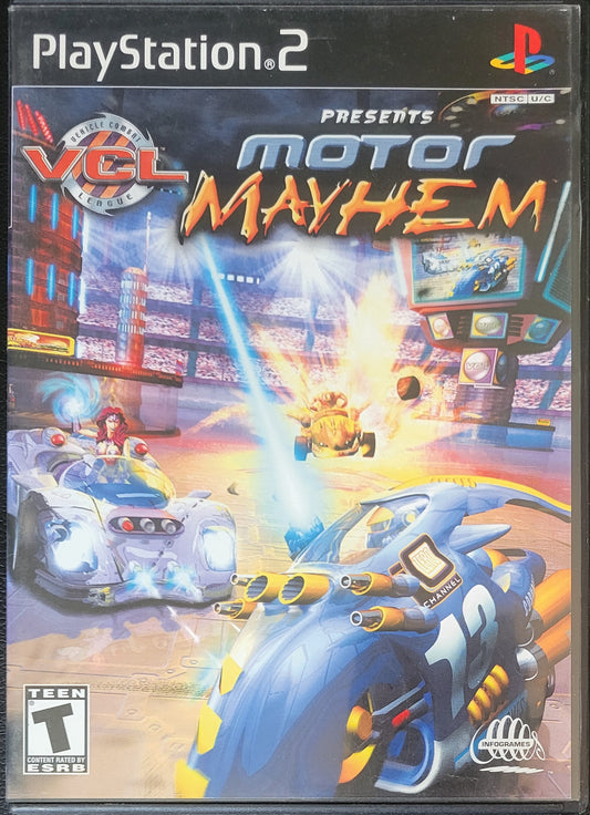 VCL Presents Motor Mayhem - Sony PlayStation 2 PS2 Pre-Owned Tested & Working Great Shape!