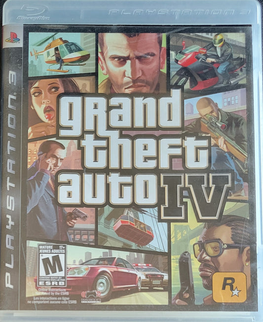 GTA Grand Theft Auto IV – Sony PlayStation 3 (PS3) | Pre-Owned, Tested & in Great Condition