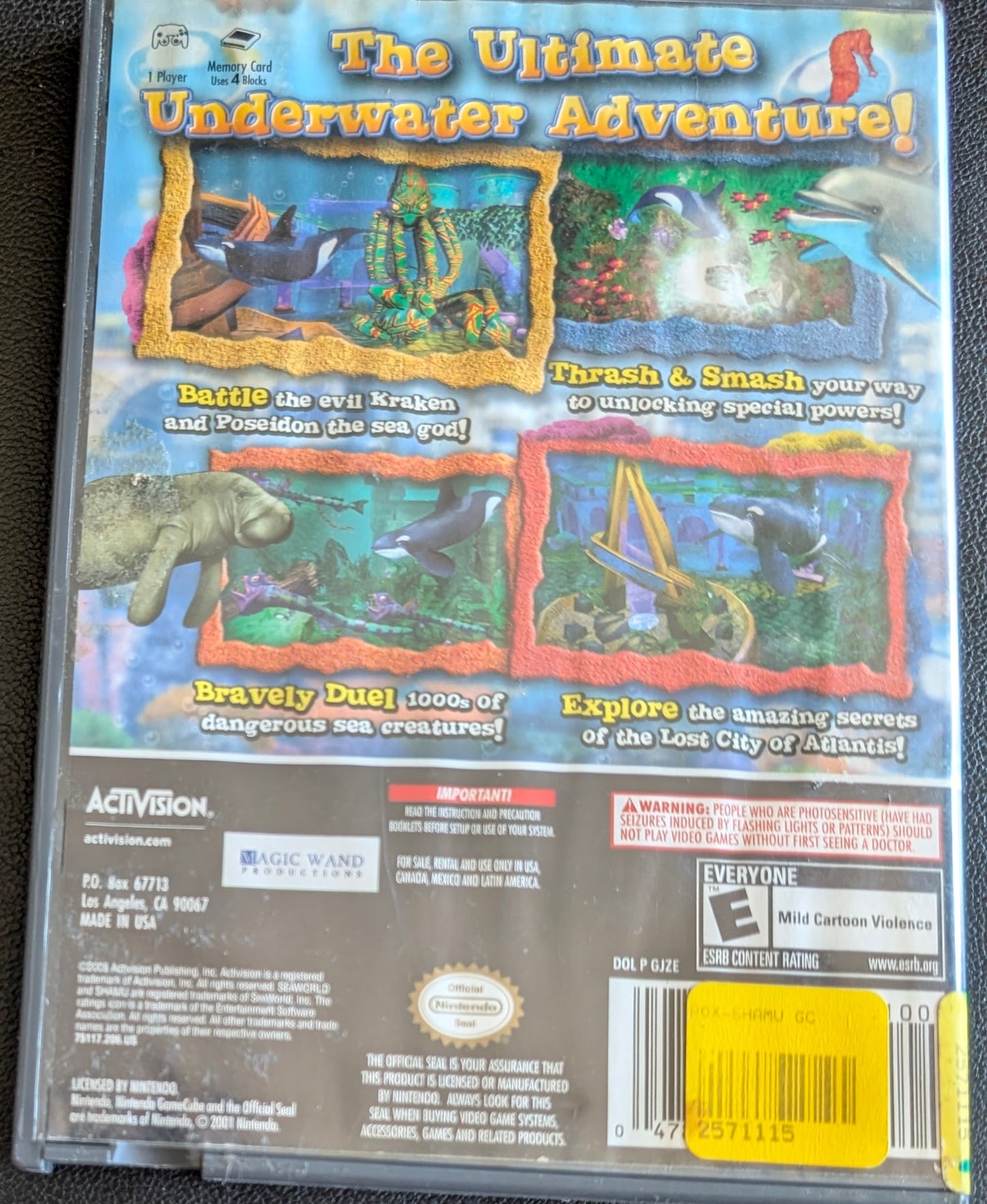 SeaWorld: Shamu's Deep Sea Adventures (2005) - Nintendo GameCube | RE-Sealed