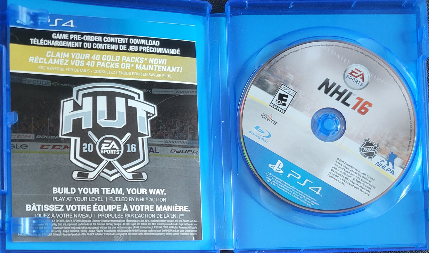 NHL 16 – (CIB) – Sony PlayStation 4 PS4 – Re-Sealed (2015)