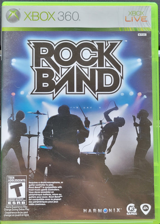 ROCK BAND - Microsoft XBOX 360 - Disc & Box Pre-Owned Great Shape Tested & Working