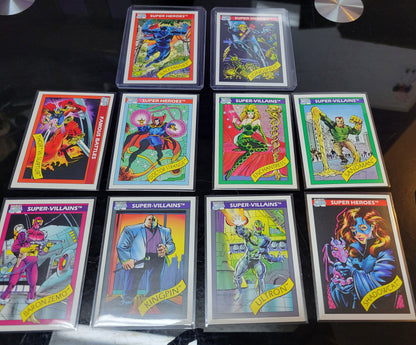 1st EDITION Marvel Cards 1990 One & Only Extremely Rare Base Set Spiderman Special Absolutely Mint Condition Worth Grading AUTHENTIC 10 Card