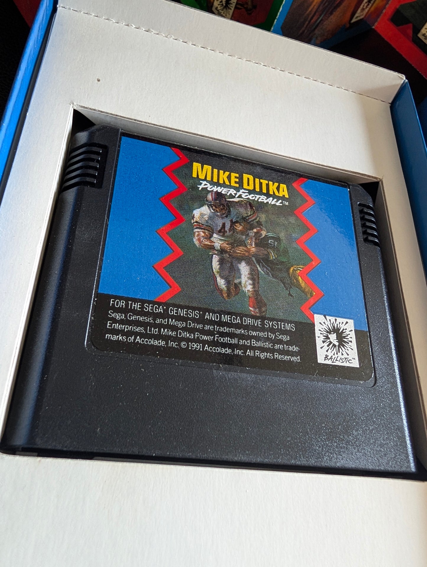 Mike Ditka Power Football - Boxed CIB (Sega Genesis) | 1992 | Sports / Football