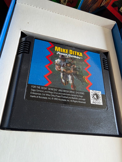 Mike Ditka Power Football - Boxed CIB (Sega Genesis) | 1992 | Sports / Football