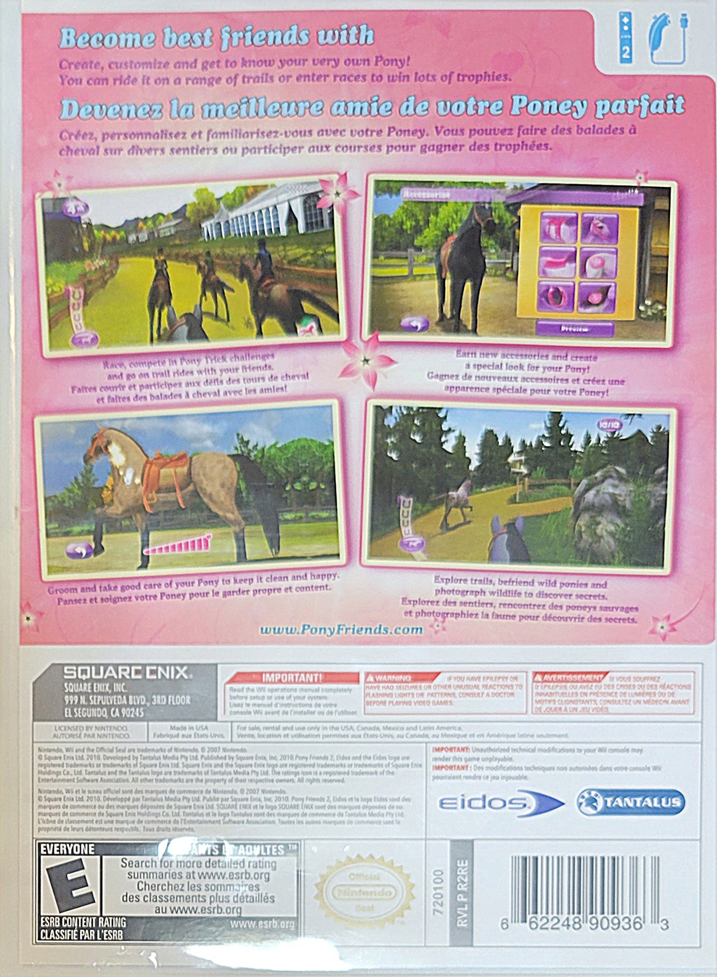 Pony Friends 2 – 2009 Nintendo Wii CIB Re-Sealed Like New