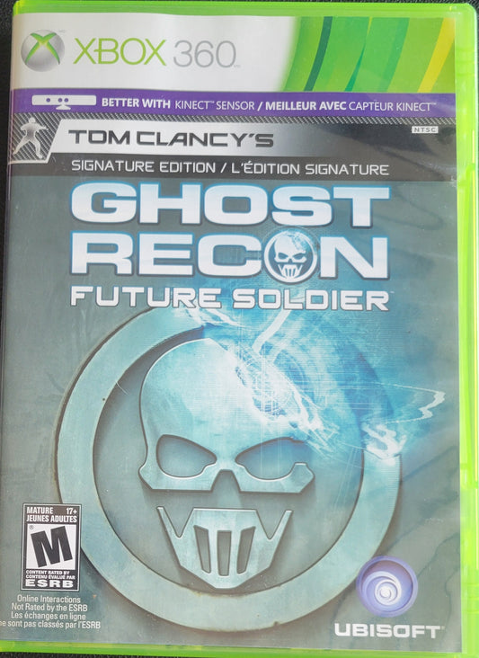 Ghost Recon: Future Soldier Signature Edition - (CIB) - Microsoft XBOX 360 - Pre-Owned Like New CLEAN DISC