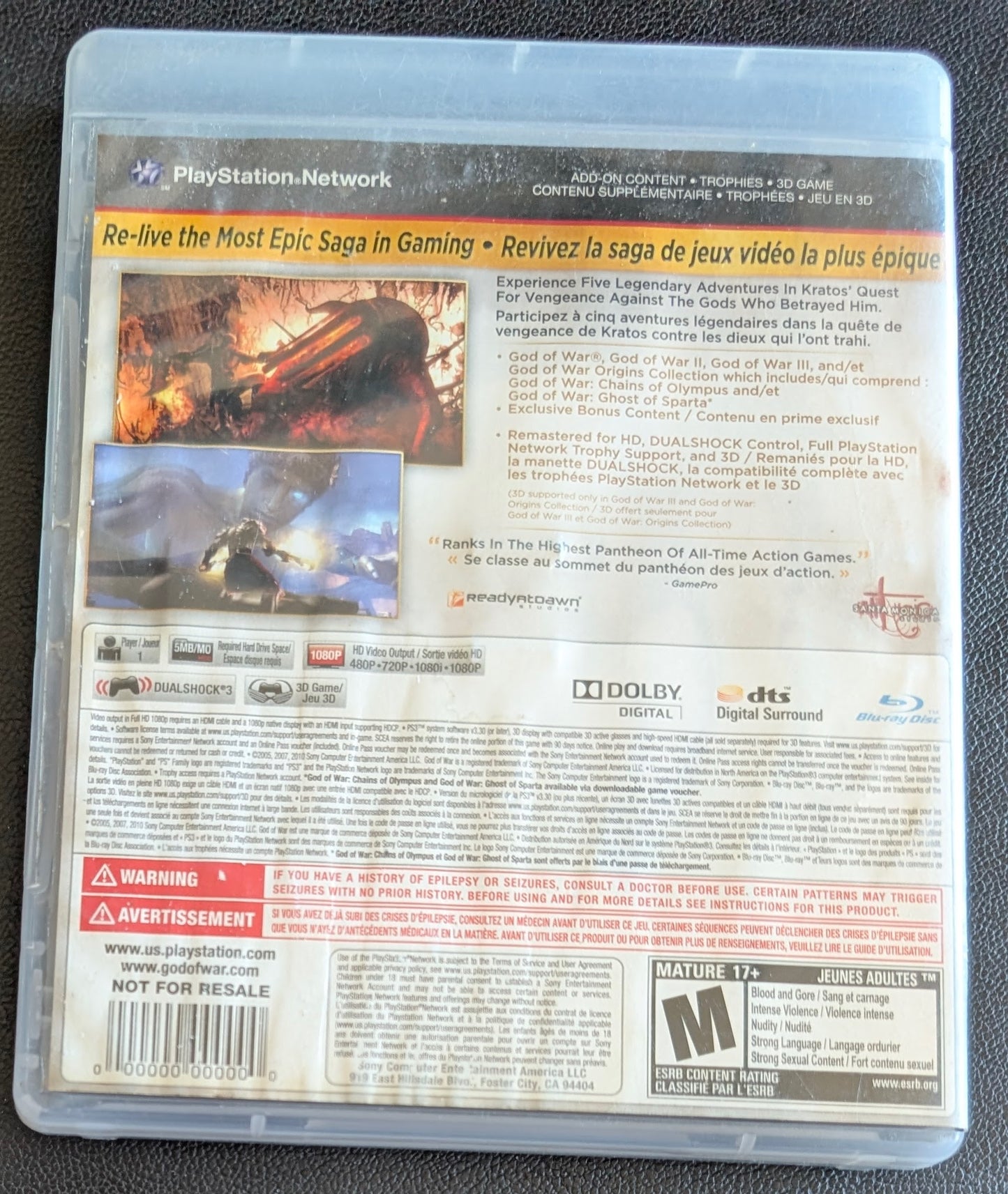God of War Saga (2012) - CIB PlayStation 3 (PS3) | RE-Sealed