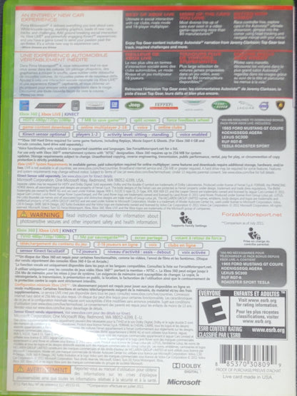 Forza 2, 3, 4, Motorsport - Microsoft XBOX 360 - Pre-Owned Great Shape Tested & Working