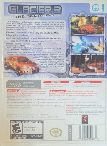 Glacier 3: The Meltdown – 2008 Nintendo Wii CIB – RE-SEALED + Clean Disc