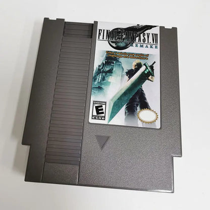 Final Fantasy VII: Remake - NES Nintendo Entertainment System 1983 72 Pin 8 Bit Video Game Cartridge