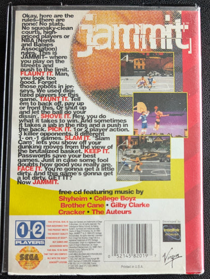 JAMMIT - Boxed CIB (Sega Genesis) | 1994 | Sports / Basketball