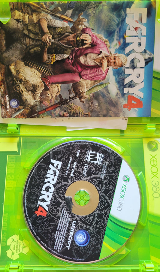 FAR CRY 4 - Microsoft XBOX 360 - Pre-Owned Great Shape Tested & Working