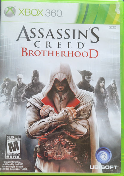 Assassin's Creed BROTHERHOOD Microsoft XBOX - CIB Pre-Owned Great Shape Tested & Working