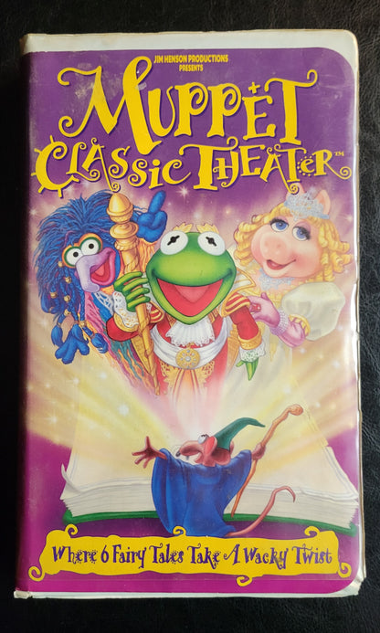 Hard To Find Muppet Classic Theater 1990's VHS Tape + Box Pre - Owned