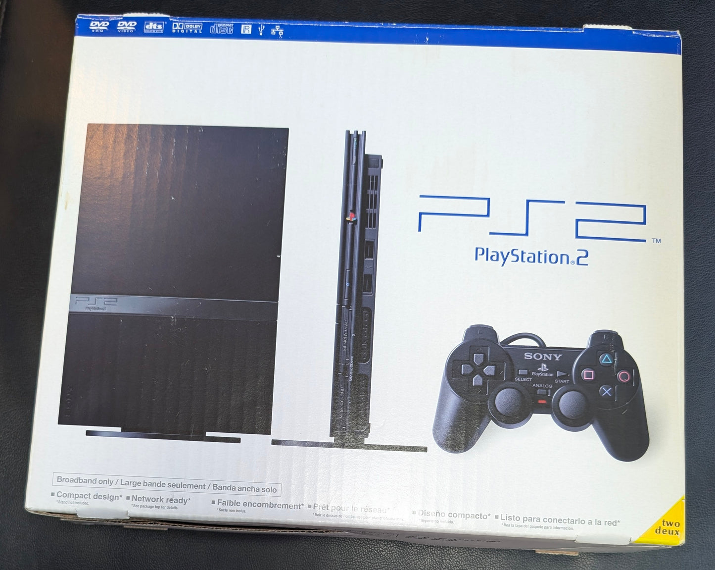 PlayStation 2 Slim Black Console Bundle (2004) - PS2 | CIB - SCPH-77001