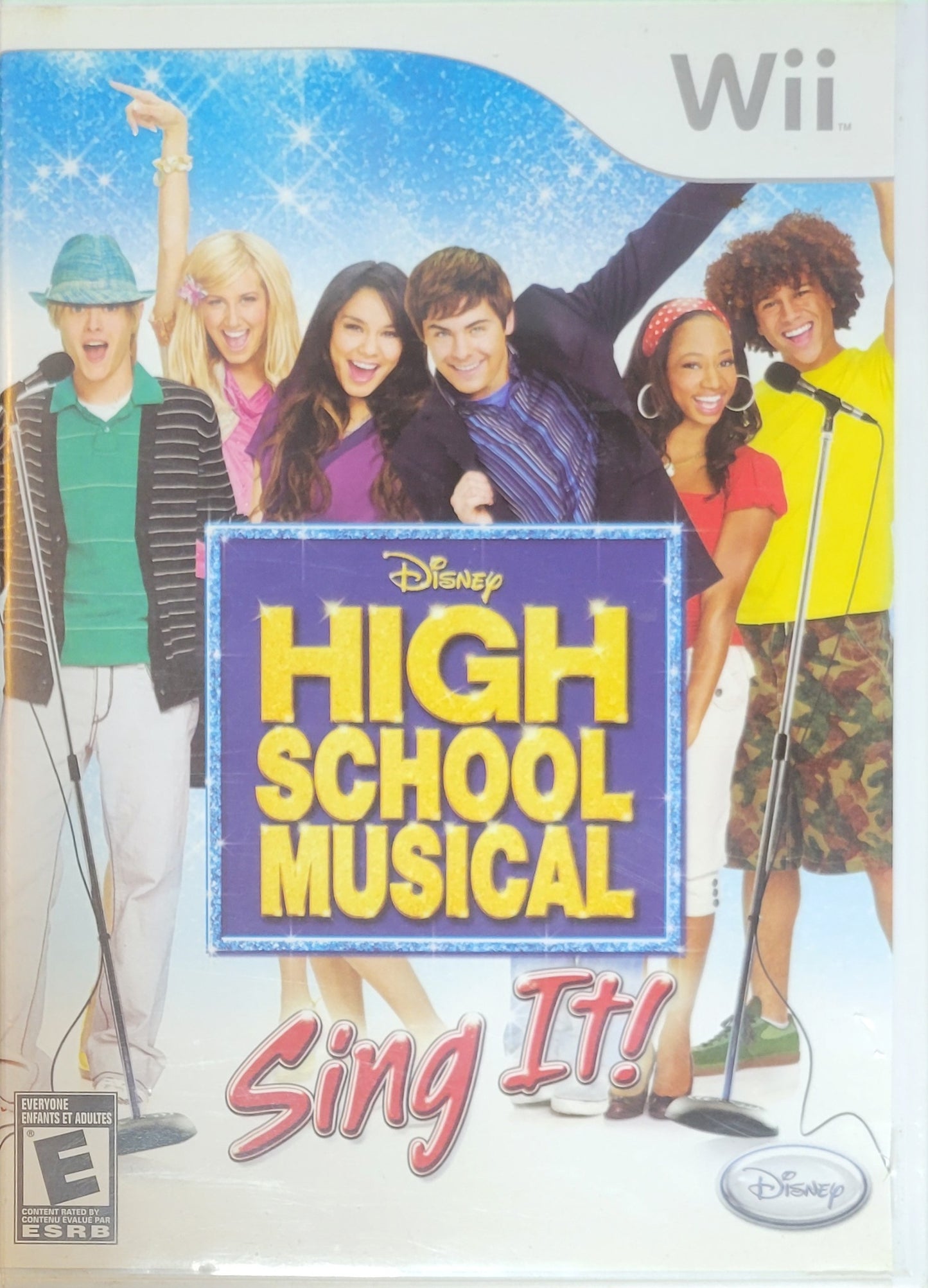 Disney High School Musical Sing It! – 2007 Nintendo Wii CIB Clean Disc Re-Sealed