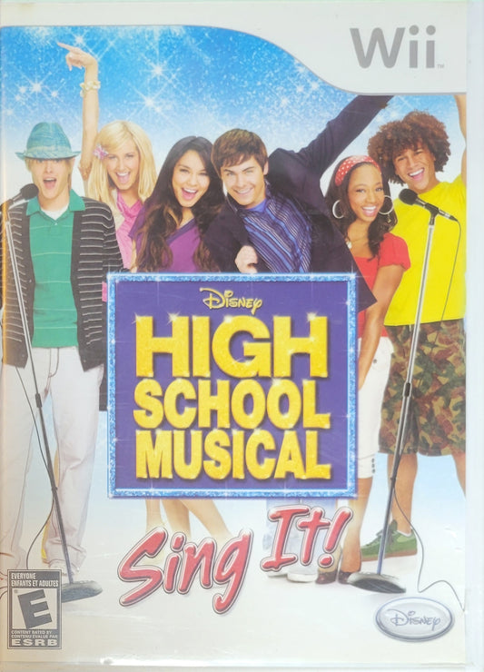 Disney High School Musical Sing It! – 2007 Nintendo Wii CIB Clean Disc Re-Sealed