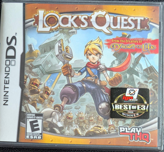 Lock’s Quest – 2008 Nintendo DS CIB – RE-Sealed – Excellent