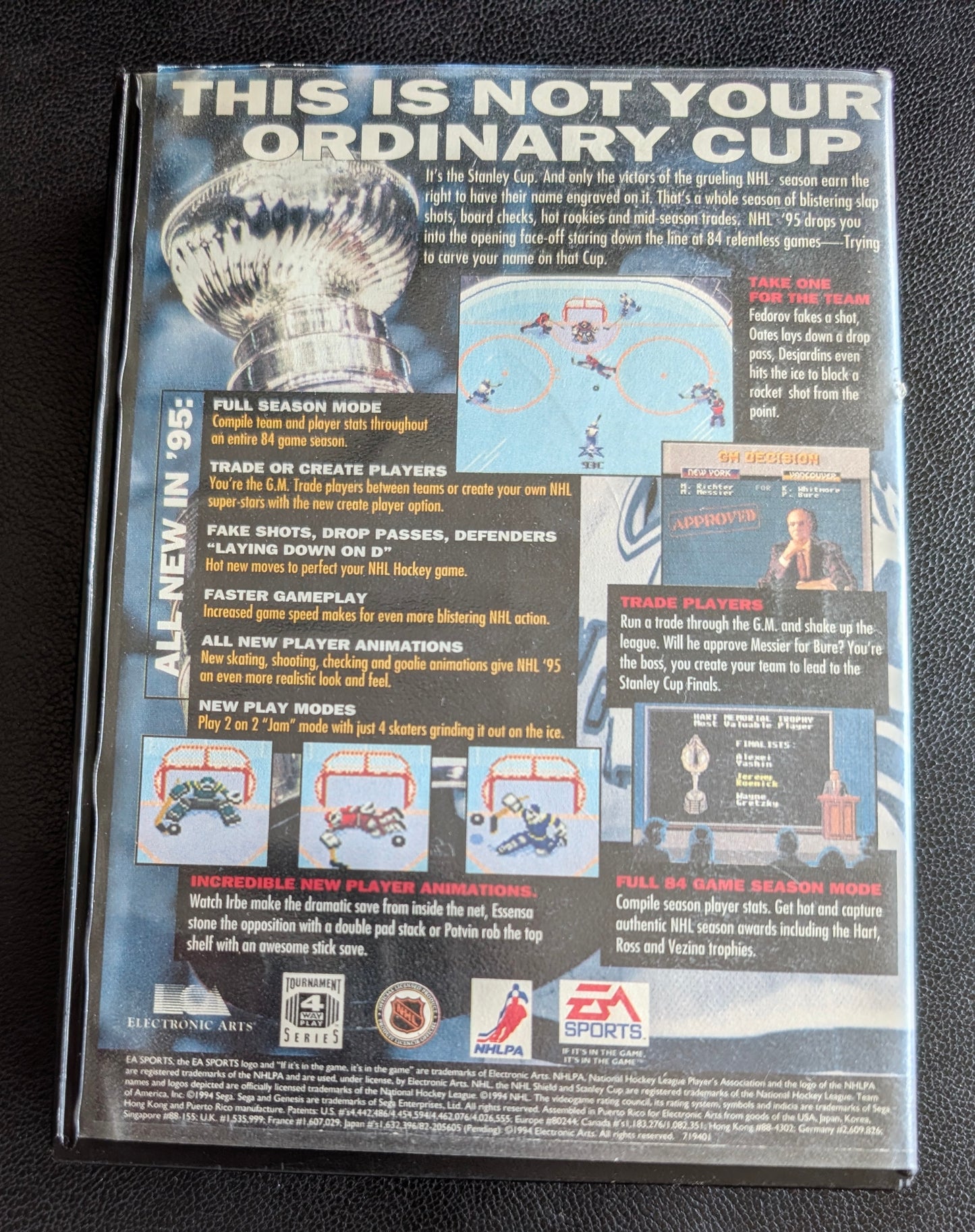 NHL '95 - Boxed CIB (Sega Genesis) | 1994 | Sports / Hockey