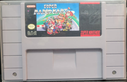 1992 Super MARIO KART SNES Authentic Cartridge (Super Nintendo Entertainment System) Classic Arcade Game Great Original Condition Immaculate