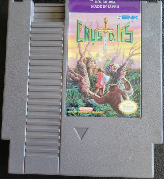 Crystalis - NES (1990 Nintendo Entertainment System) GREAT SHAPE