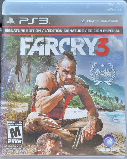 FARCRY 3 SIGNATURE EDITION - 2010 Sony PlayStation 3 PS3 CIB Pre-Owned Great Shape Tested & Working