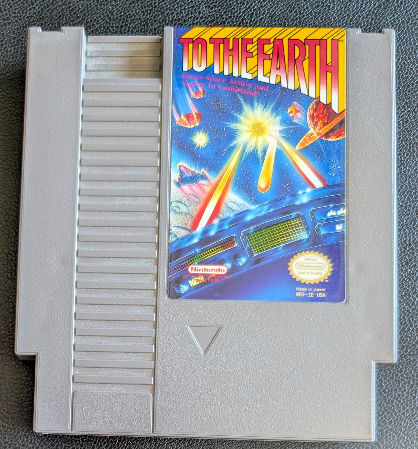 To the Earth (1989) - Nintendo NES | Authentic | Cleaned & Tested + Protection Sleeve