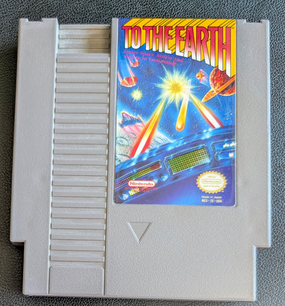 To the Earth (1989) - Nintendo NES | Authentic | Cleaned & Tested + Protection Sleeve