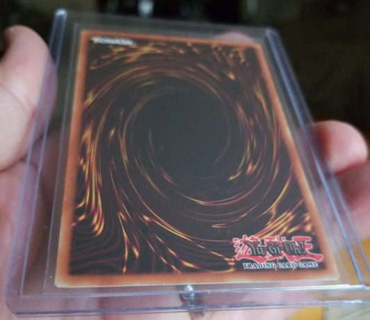 Authentic 1999 Edition SDK-042 Flute Of Summoning Dragon Yugioh Card Ultra Rare Holographic Limited Edition Near Mint Plastic Sleeve Since New