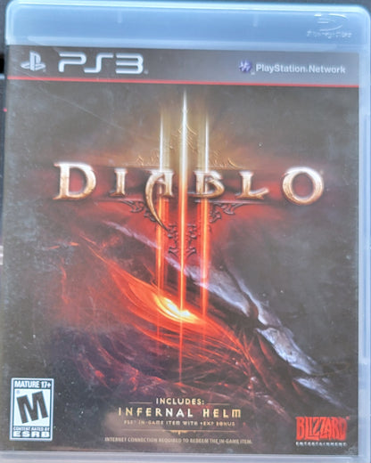 DIABLO 3 - Sony PlayStation 3 PS3 Pre-Owned MINT Great Shape! Tested & Working