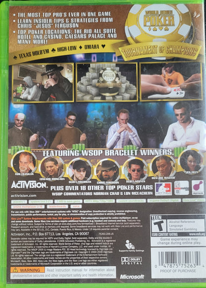 World Series of Poker 2007 – Microsoft Xbox 360 CIB – Clean Disc – RE-SEALED (2007)