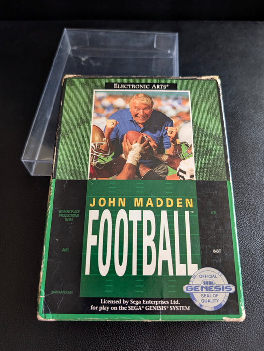 1st Ever John Madden Football! - Boxed CIB (Sega Genesis) | 1990 | Sports / Football