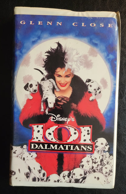 Walt Disney's 101 DALMATIANS 1990's VHS Tape + Box Pre - Owned