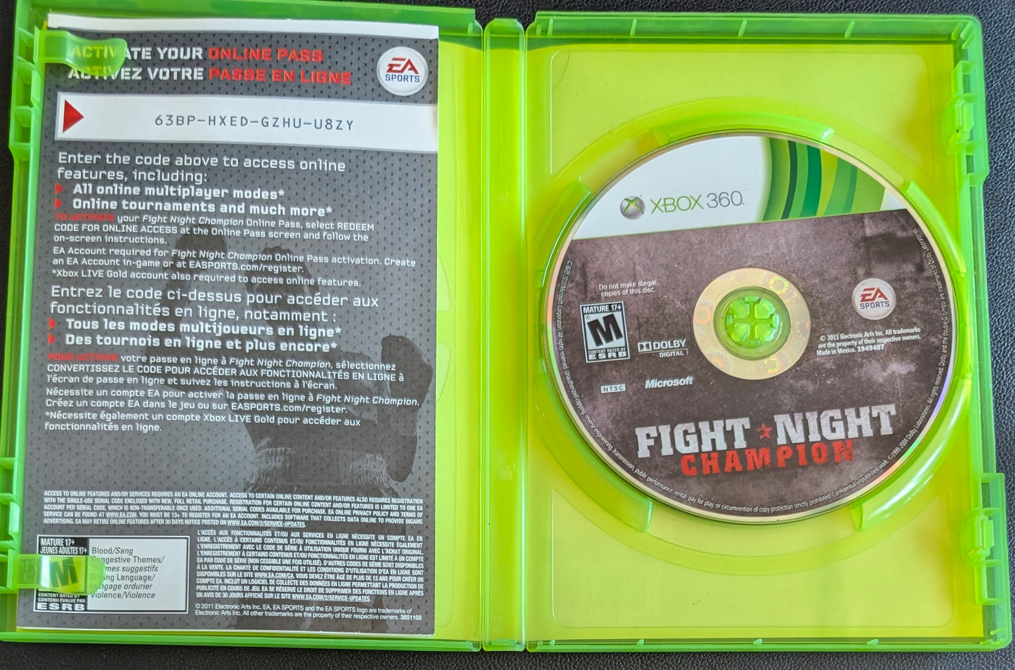 Fight Night Champion (2011) - CIB Xbox 360 | RE-Sealed