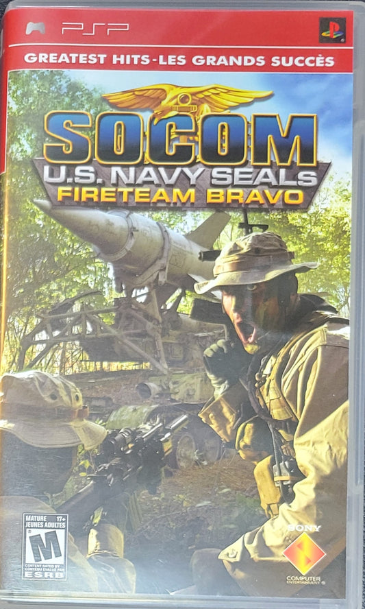 Socom US Navy Seals Fire team Bravo - Playstation Portable PSP