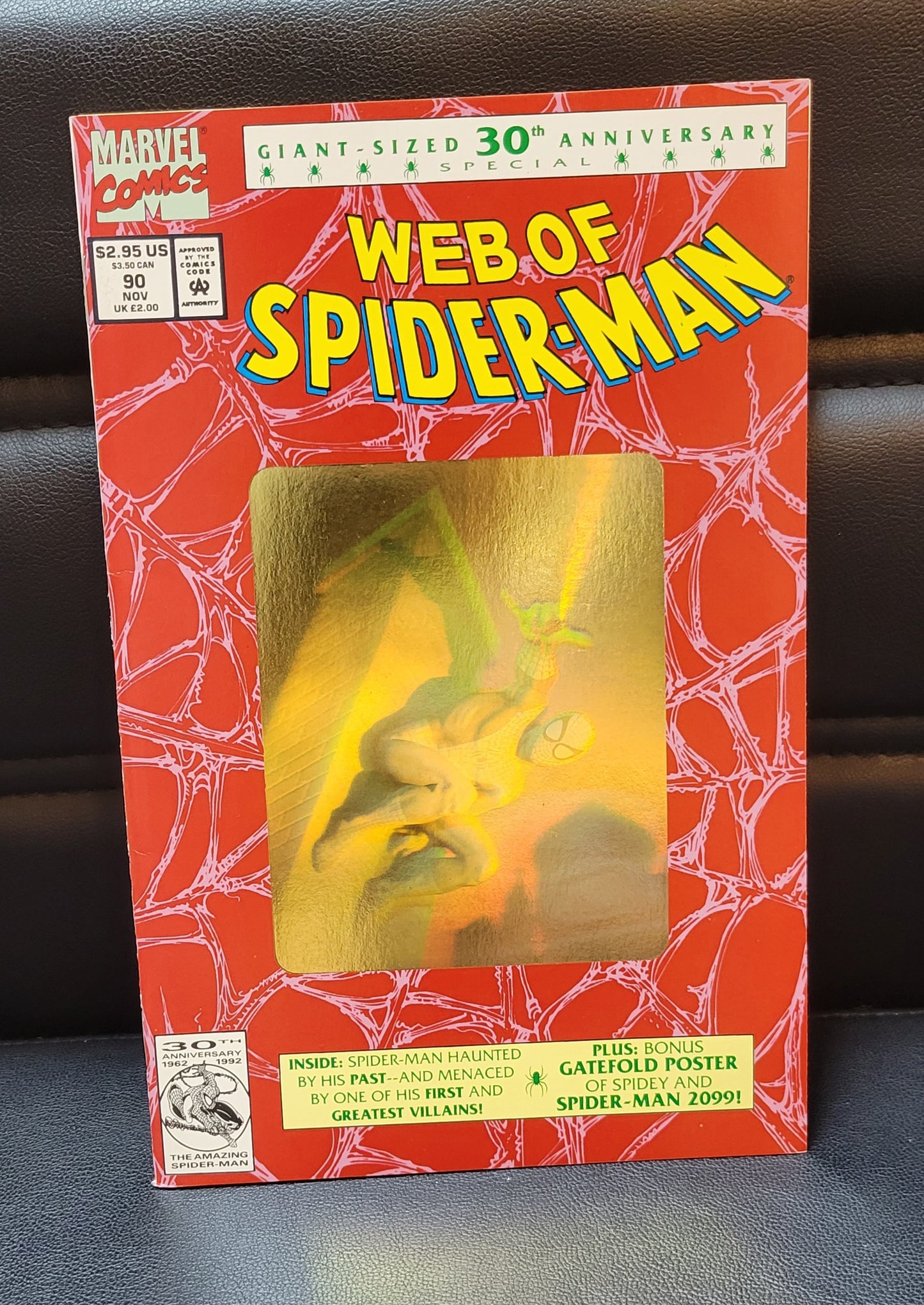 30th Anniversary WEB OF SPIDERMAN Comic Book Lot Of 3 Great Condition Smoke Free Home