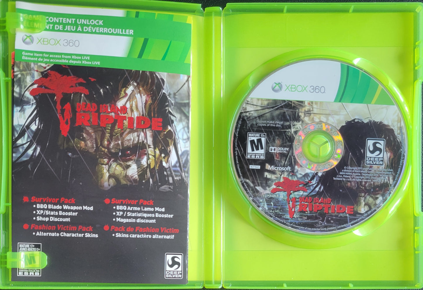 Dead Island Riptide Special Edition - (CIB) - Microsoft XBOX 360 - Pre-Owned Like New CLEAN DISC
