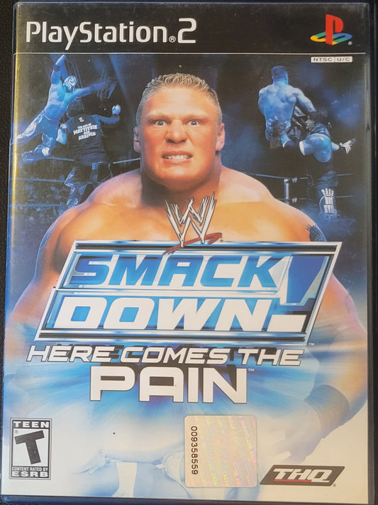 SmackDown: Here Comes The Pain - Sony PlayStation 2 PS2 Pre-Owned Tested & Working Clean Disc!