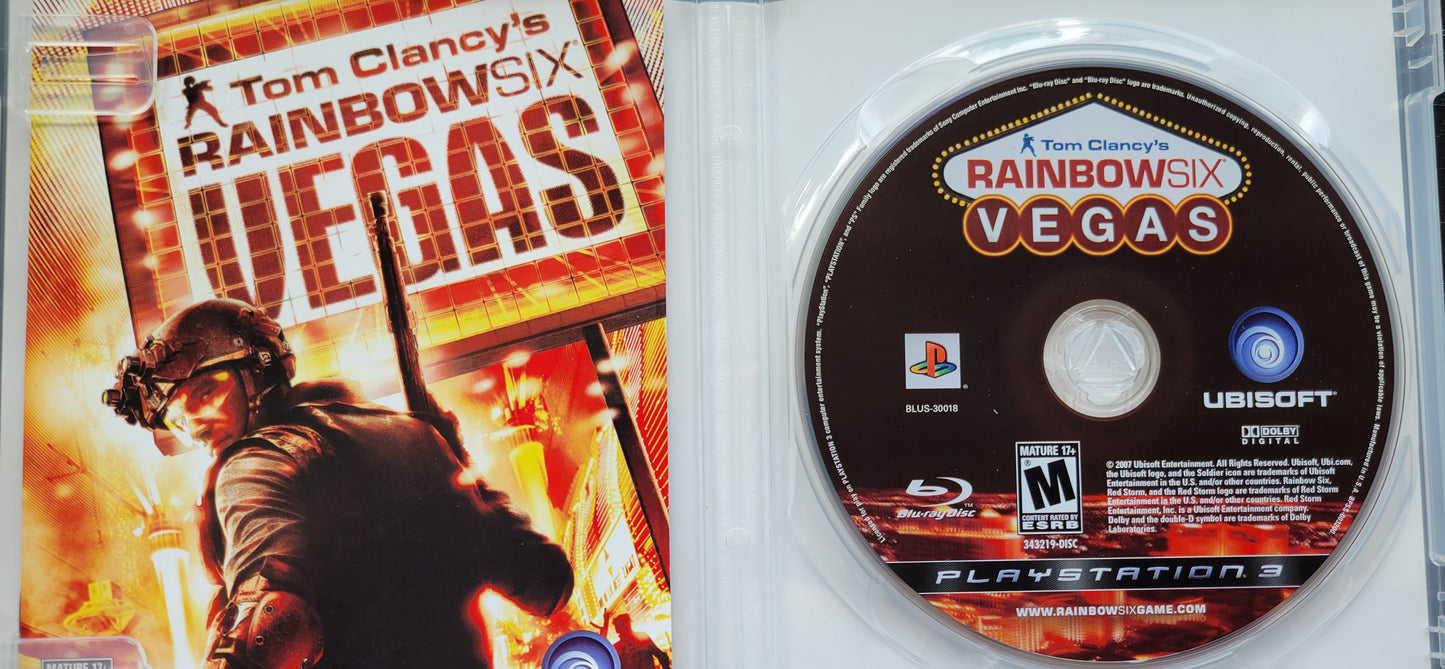 RAINBOWSIX: Vegas - 2013 Sony PlayStation 3 PS3 Pre-Owned Great Shape Tested & Working