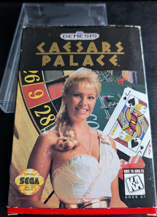 Caesars Palace - Boxed (Sega Genesis) | 1990 | Hang Tab
