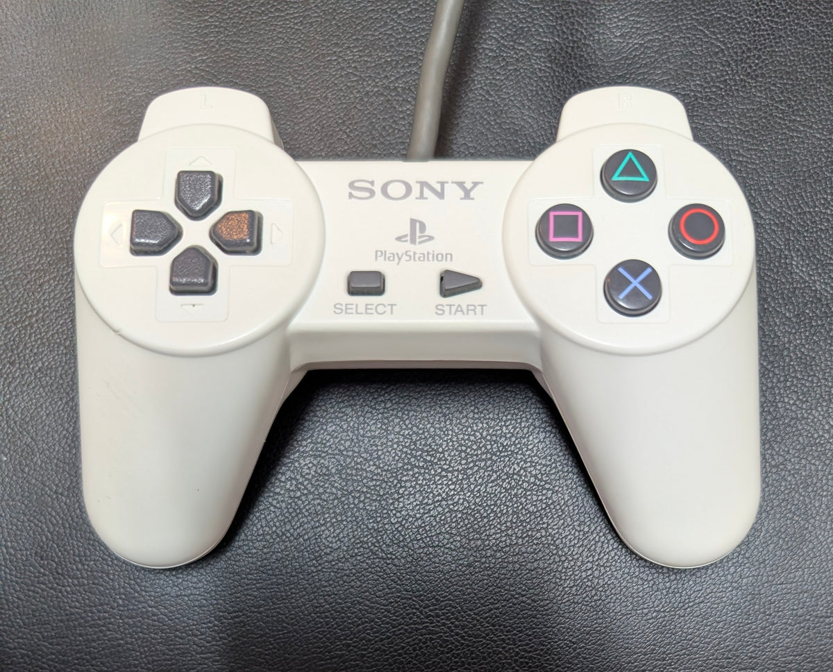 Sony PlayStation PS1 Controller SCPH-1080 UW (1994) | White | Complete in Box (CIB) | Open Box | Rare