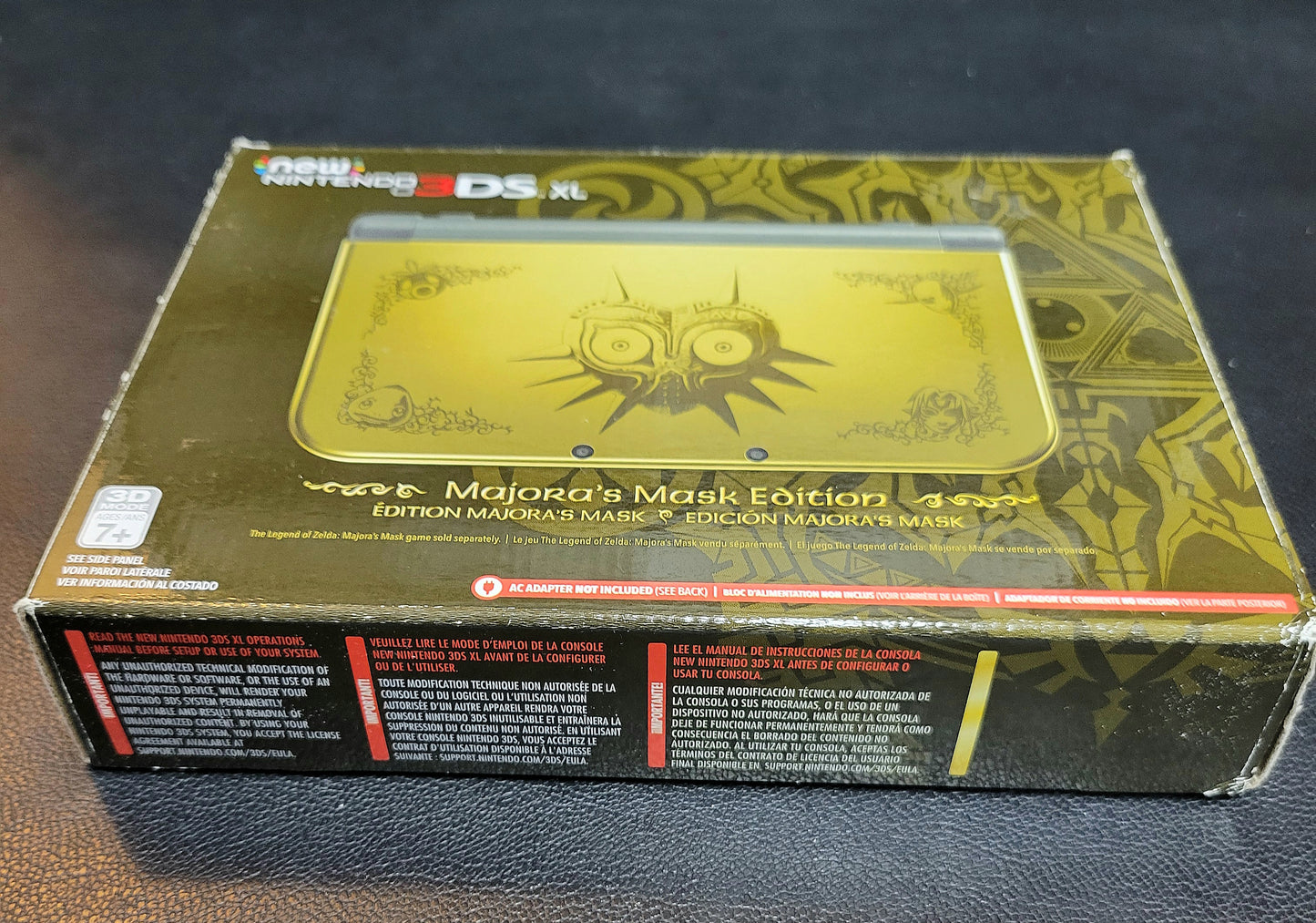 ZELDA Majora's Mask Edition 3DS XL FACTORY CIB Open Box Condition!