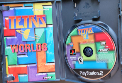 TETRIS WORLDS - Sony PlayStation 2 PS2 CIB Pre-Owned Great Shape! Tested & Working