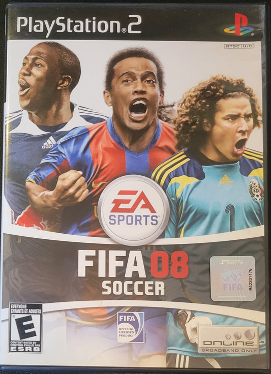 FIFA 08 Soccer - Sony PlayStation 2 PS2 Pre-Owned (CIB) Tested & Working MINT