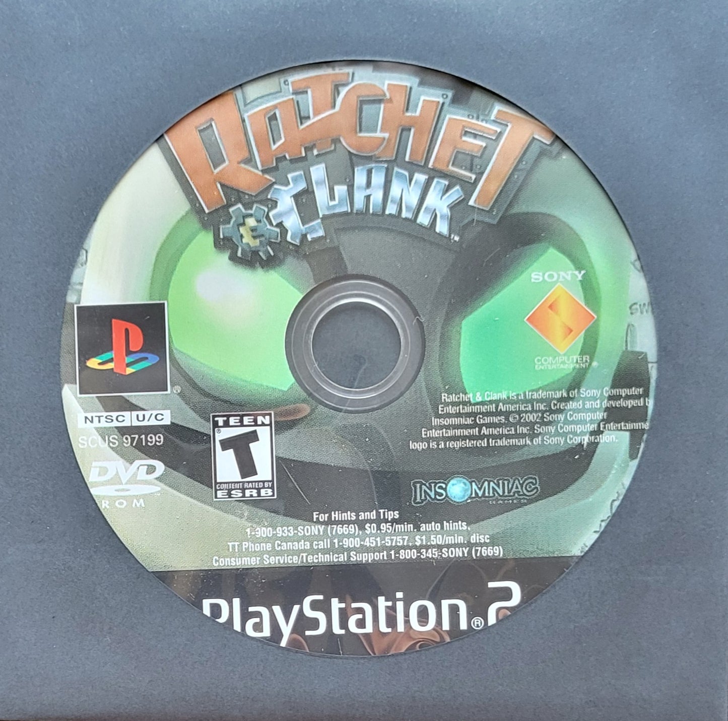 Ratchet & Clank - Sony PlayStation 2 Ps2 (Disc Only) - Used Condition