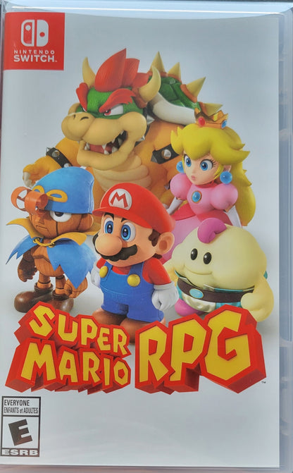 Like New Super Mario RPG - Nintendo Switch + Plastic Protector Sleeve