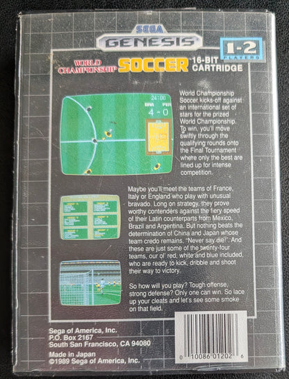 World Championship Soccer - Boxed CIB (Sega Genesis) | 1994 | Sports / Soccer